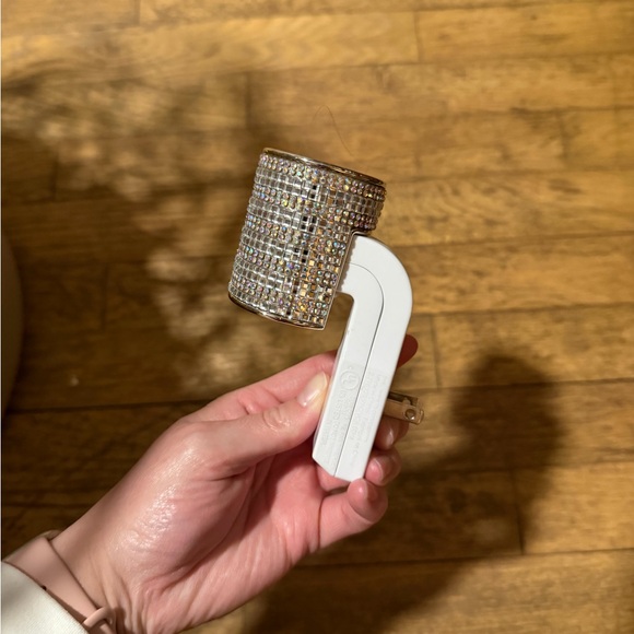 Silver Rhinestone Wallflower Plug - Picture 2 of 5